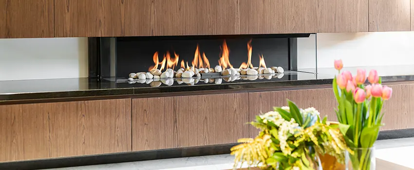 Double-height Fireplace Design Refurbishment in Zachary, Louisiana