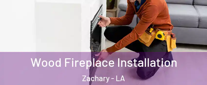  Wood Fireplace Installation Zachary - LA